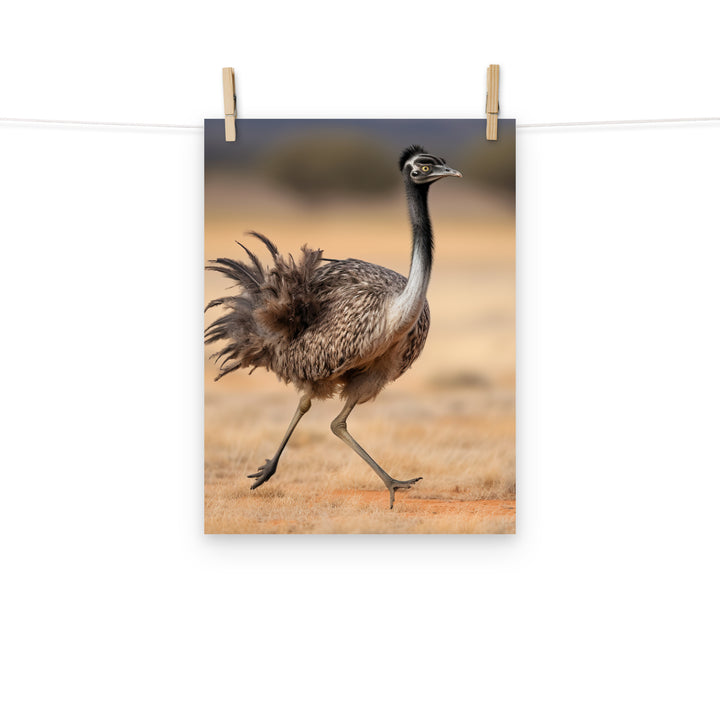 Emu Photo paper poster - PosterfyAI.com