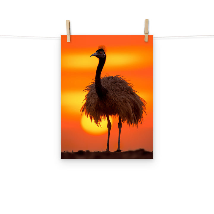 Emu Photo paper poster - PosterfyAI.com