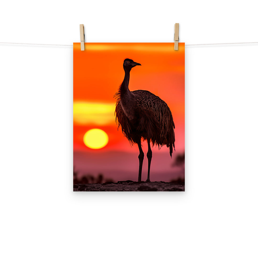 Emu Photo paper poster - PosterfyAI.com