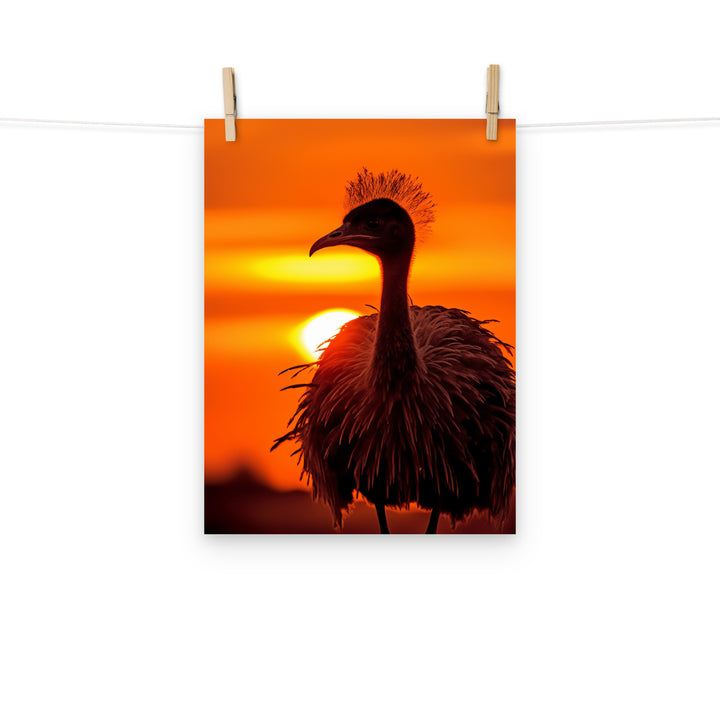 Emu Photo paper poster - PosterfyAI.com