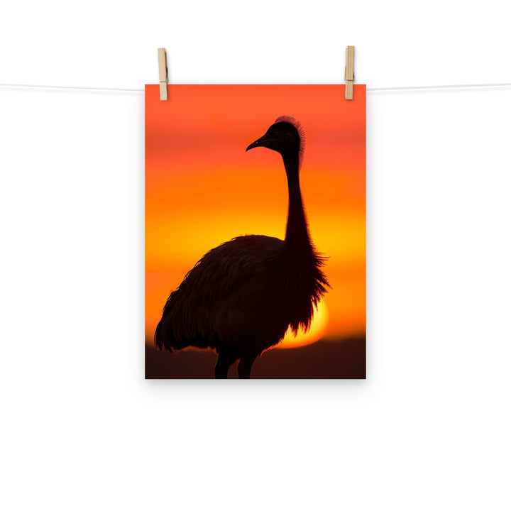 Emu Photo paper poster - PosterfyAI.com