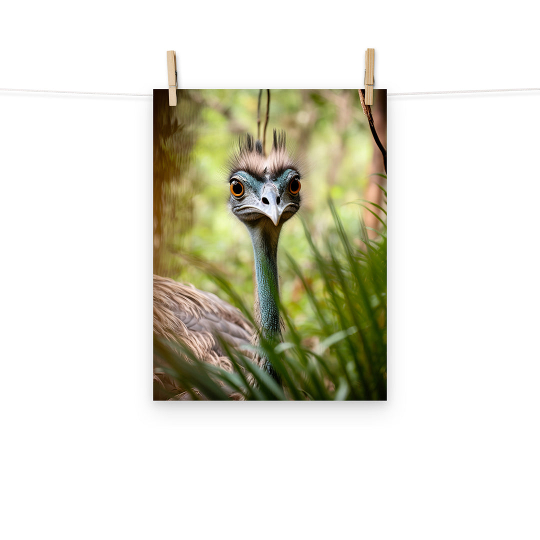 Emu Photo paper poster - PosterfyAI.com