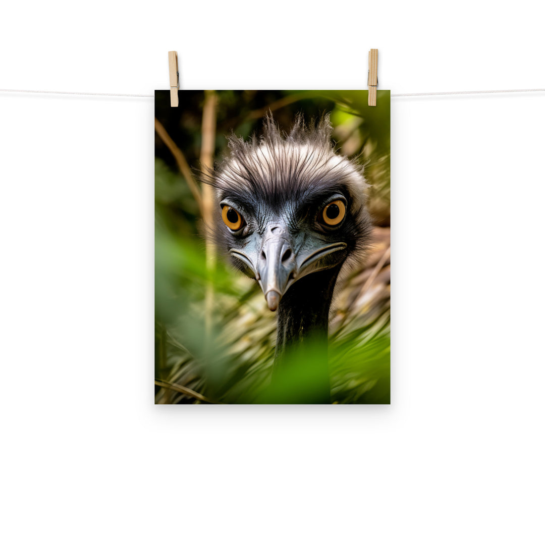Emu Photo paper poster - PosterfyAI.com