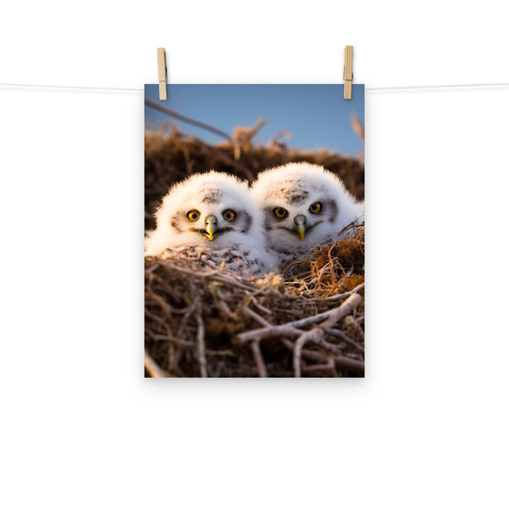 Owl Photo paper poster - PosterfyAI.com