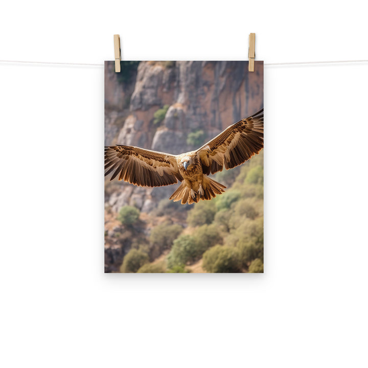 Vulture Photo paper poster - PosterfyAI.com
