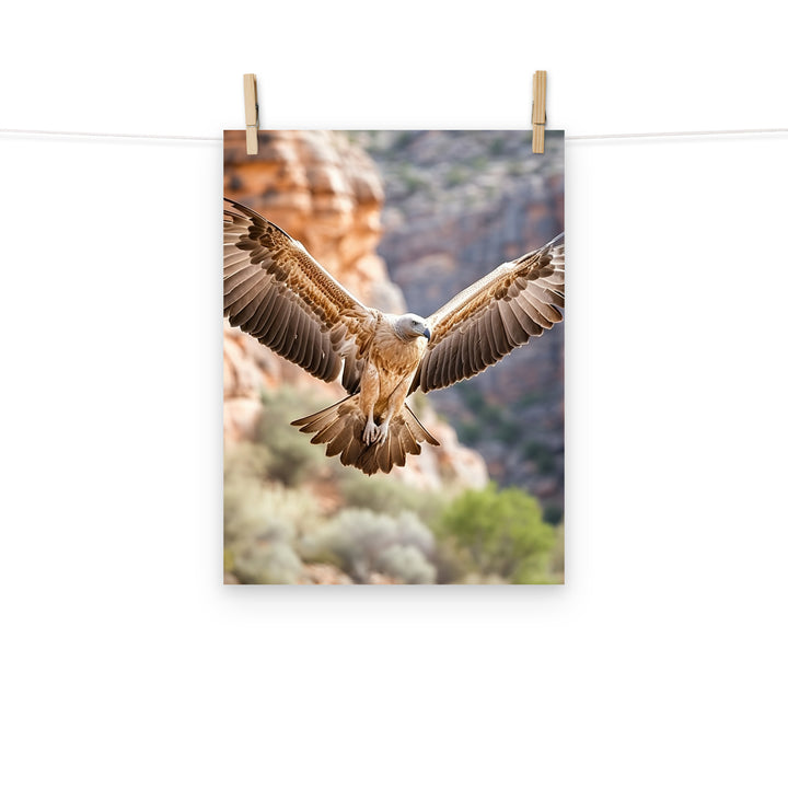Vulture Photo paper poster - PosterfyAI.com