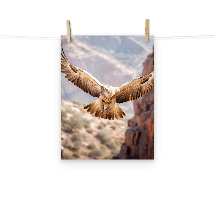 Vulture Photo paper poster - PosterfyAI.com