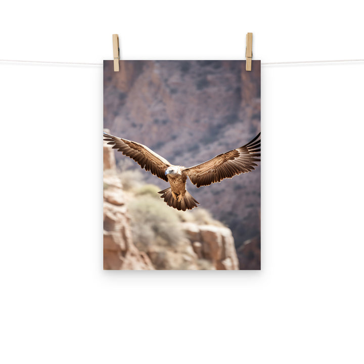 Vulture Photo paper poster - PosterfyAI.com