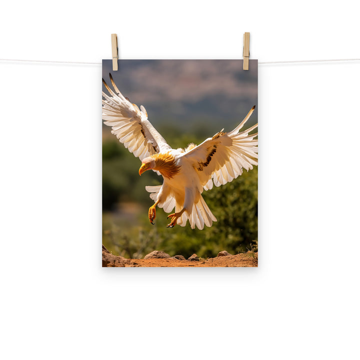 Vulture Photo paper poster - PosterfyAI.com