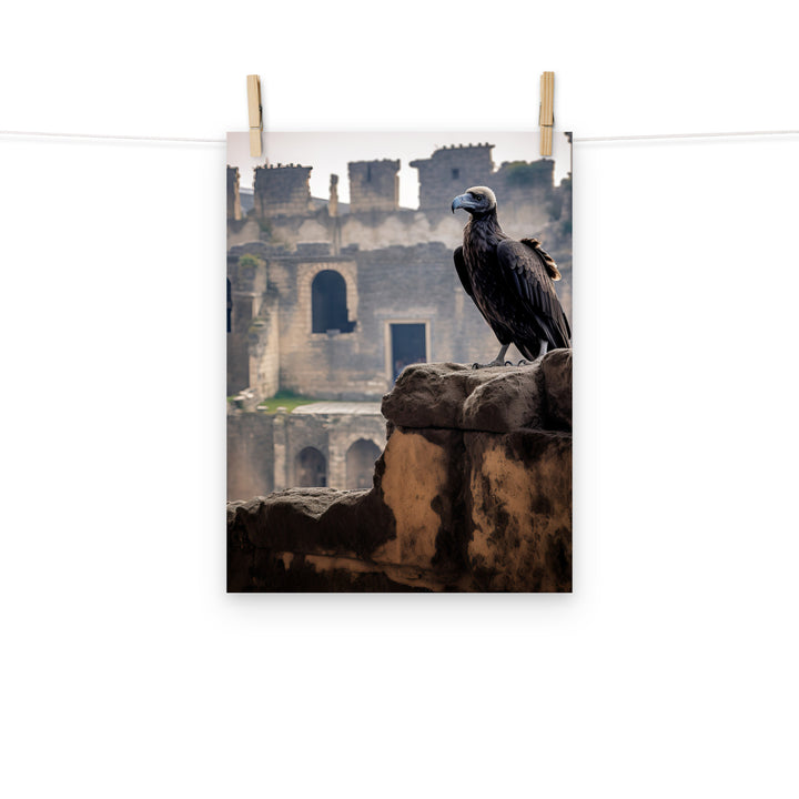 Vulture Photo paper poster - PosterfyAI.com