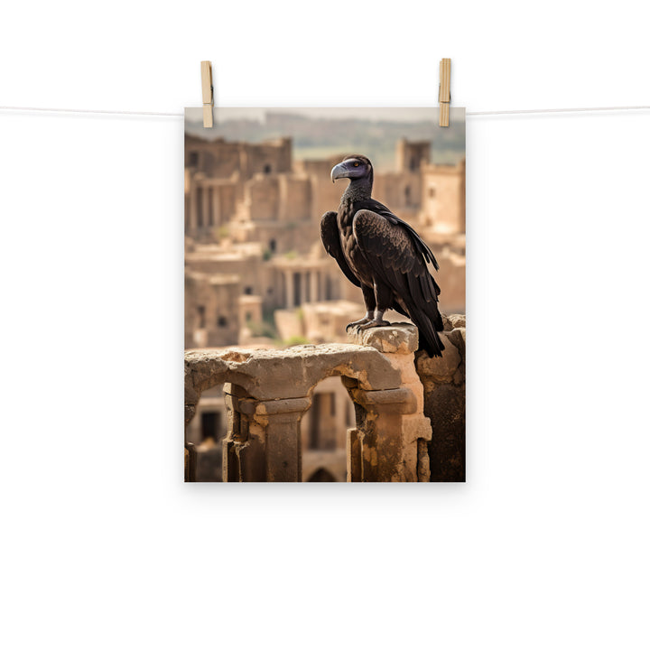 Vulture Photo paper poster - PosterfyAI.com