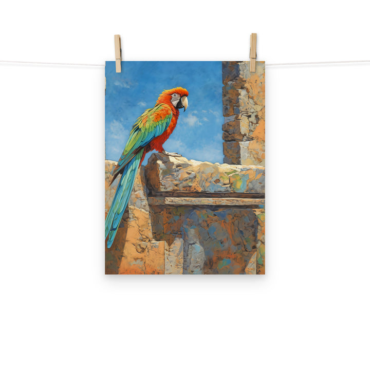 Macaw Photo paper poster - PosterfyAI.com