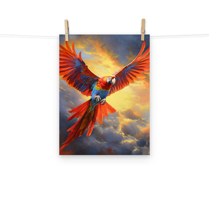 Macaw Photo paper poster - PosterfyAI.com