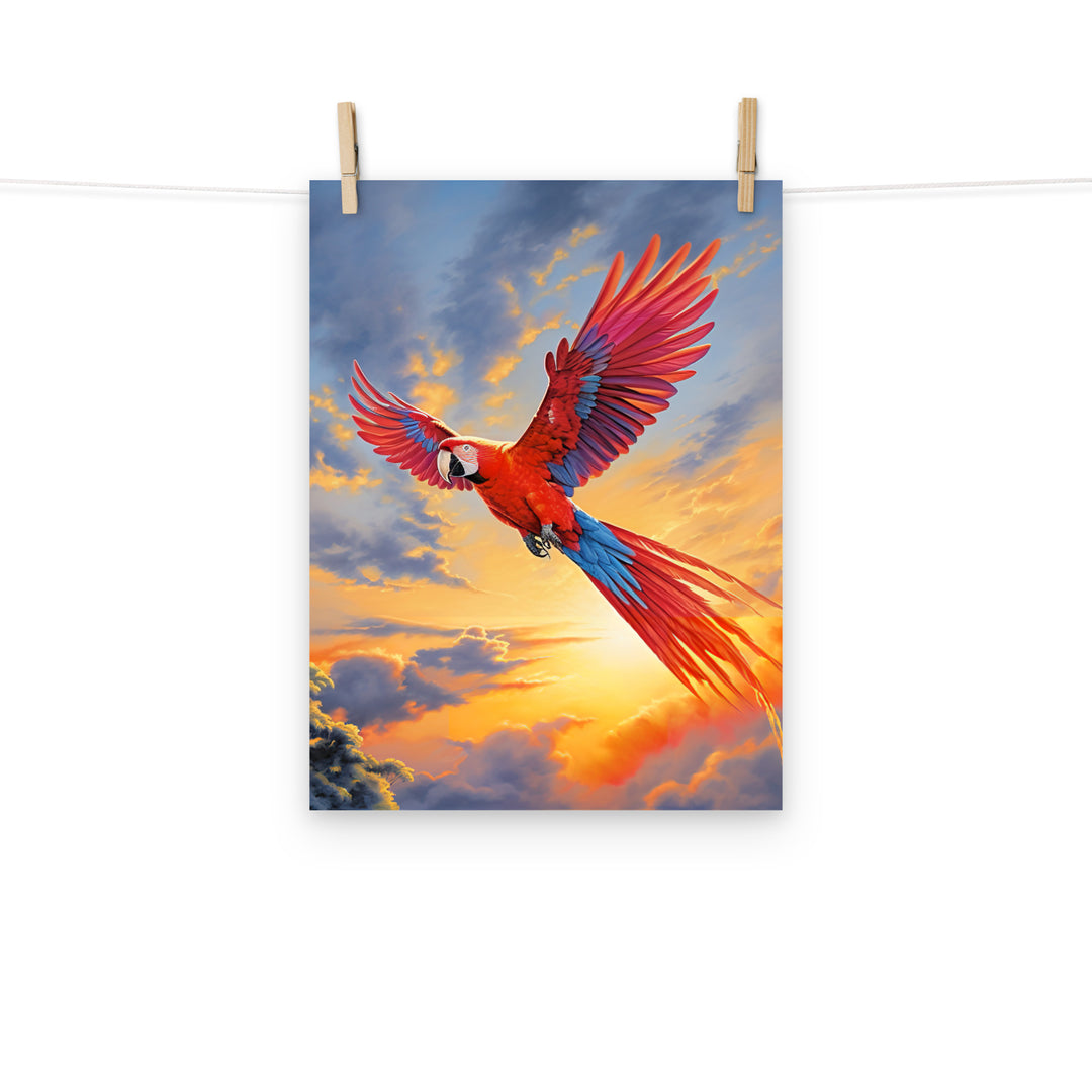 Macaw Photo paper poster - PosterfyAI.com