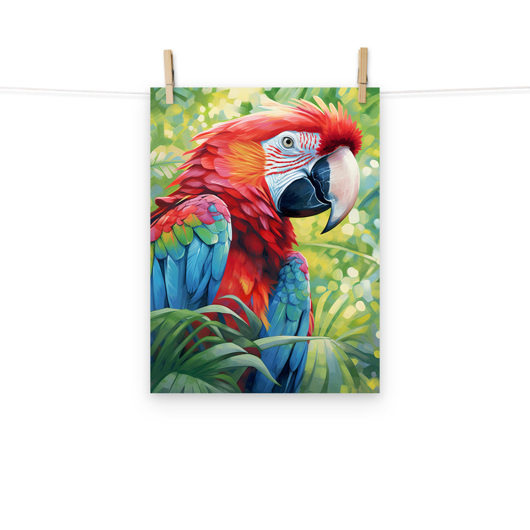 Macaw Photo paper poster - PosterfyAI.com