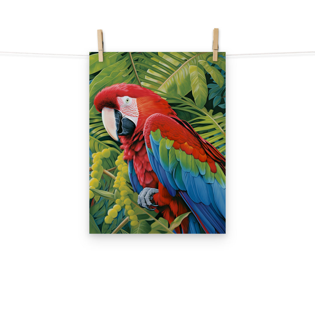 Macaw Photo paper poster - PosterfyAI.com