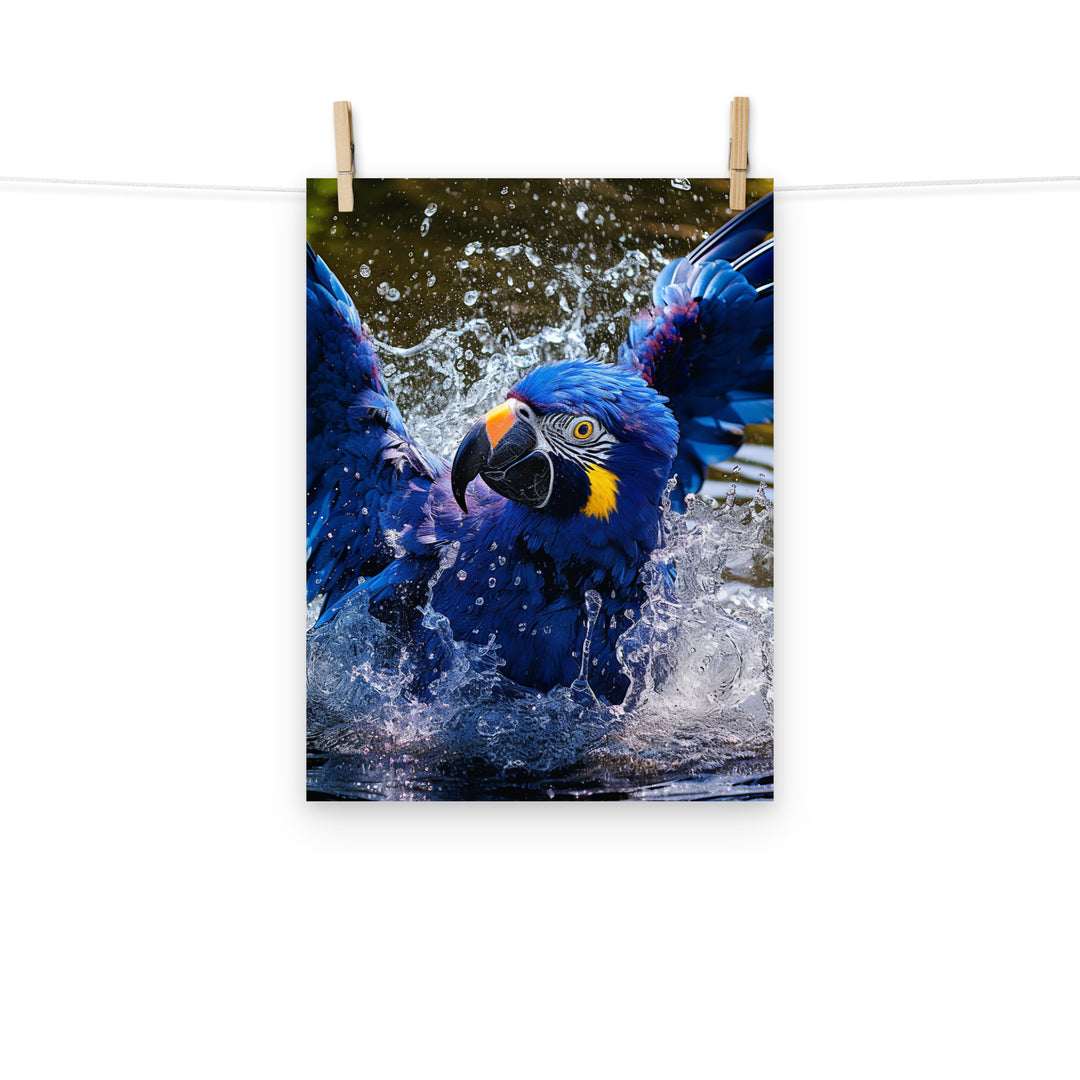 Macaw Photo paper poster - PosterfyAI.com