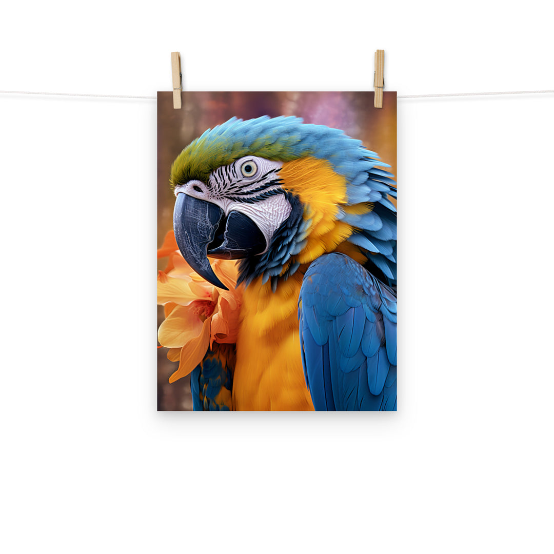 Macaw Photo paper poster - PosterfyAI.com