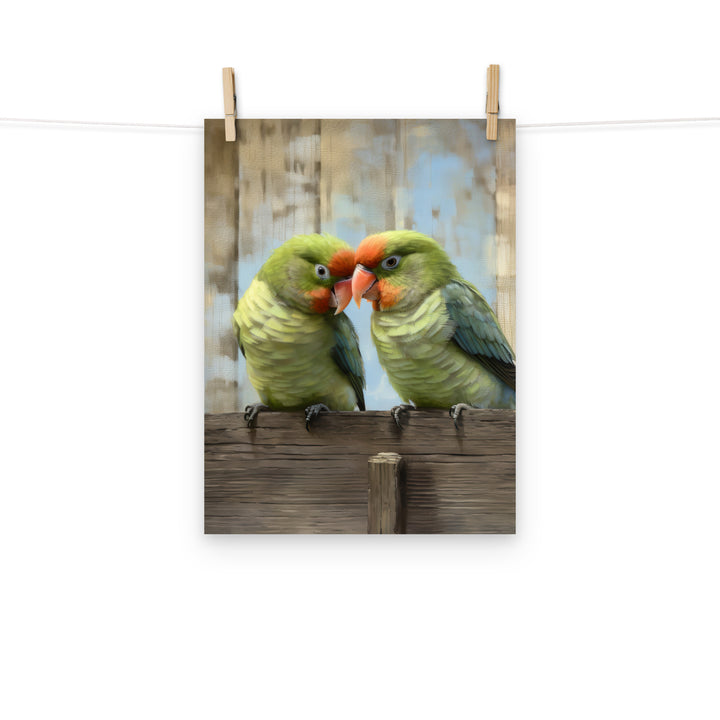 Lovebird Photo paper poster - PosterfyAI.com