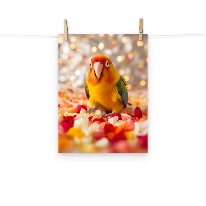 Lovebird Photo paper poster - PosterfyAI.com