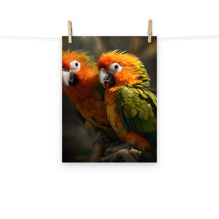 Conures Photo paper poster - PosterfyAI.com