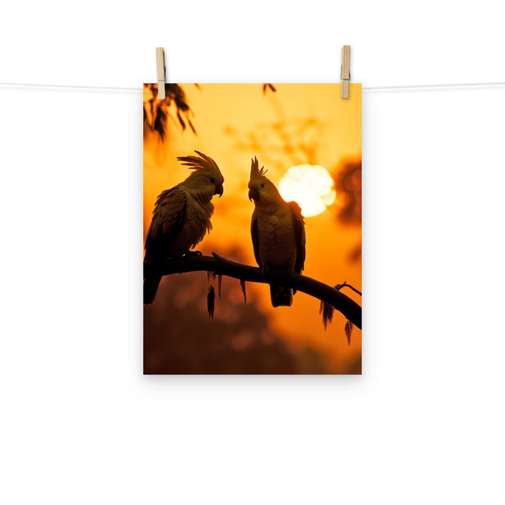 Cockatoos Photo paper poster - PosterfyAI.com