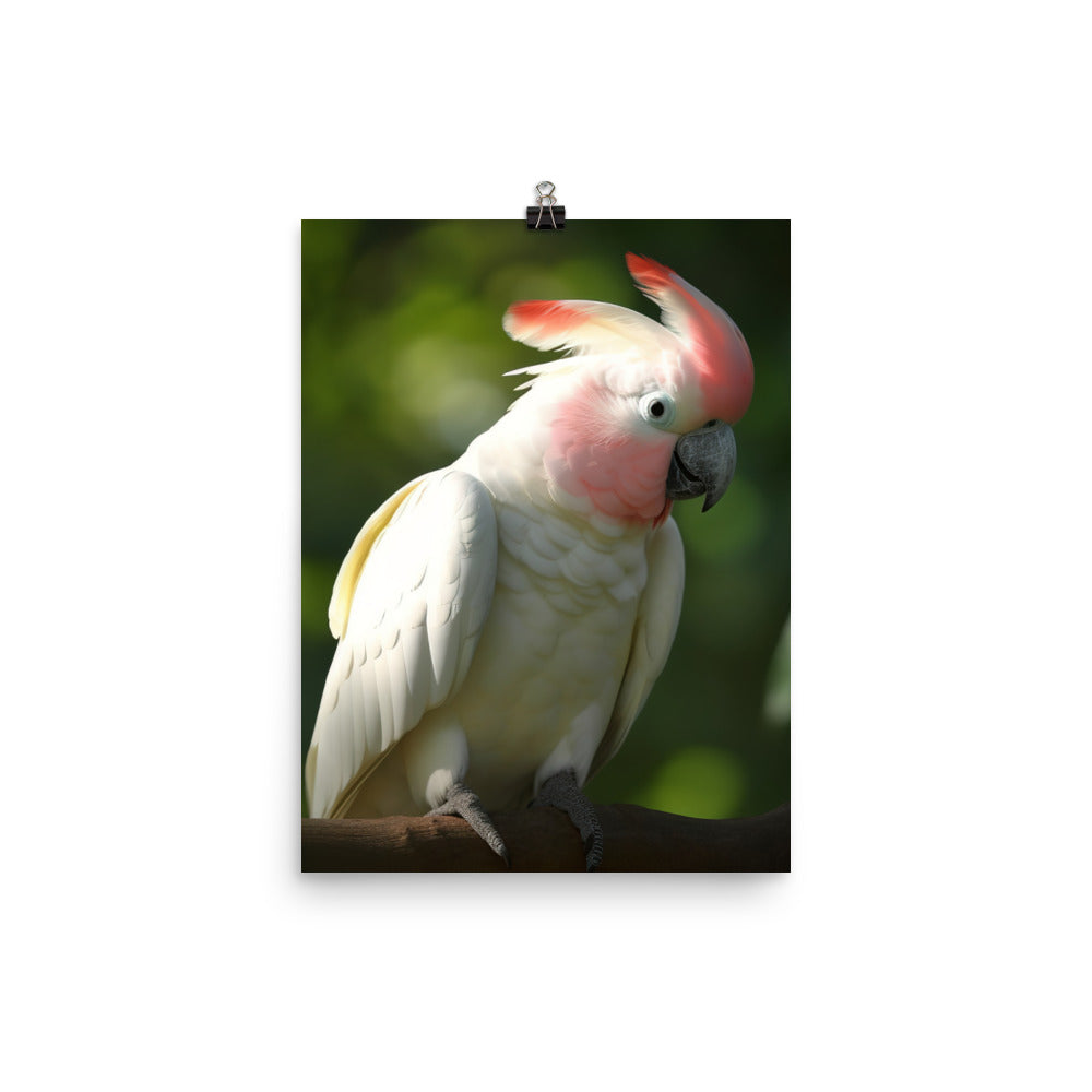 Moluccan Cockatoo Photo paper poster - PosterfyAI.com