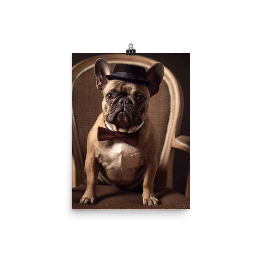 French Bulldog Photo paper poster - PosterfyAI.com