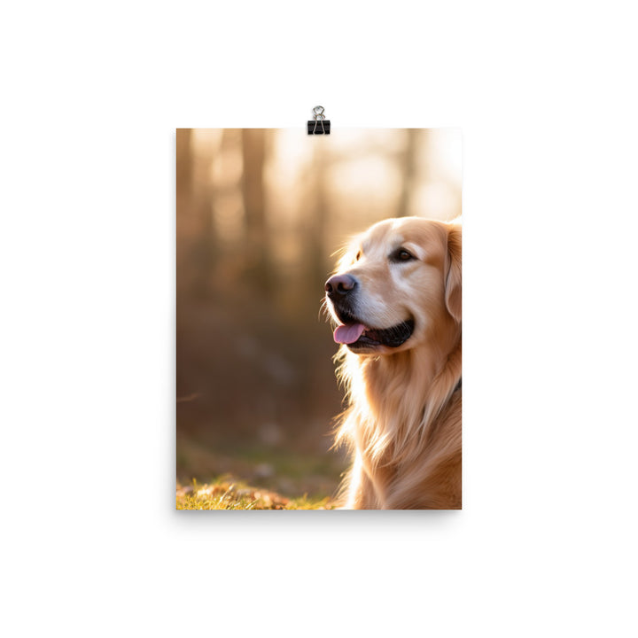 Golden Retriever Photo paper poster - PosterfyAI.com