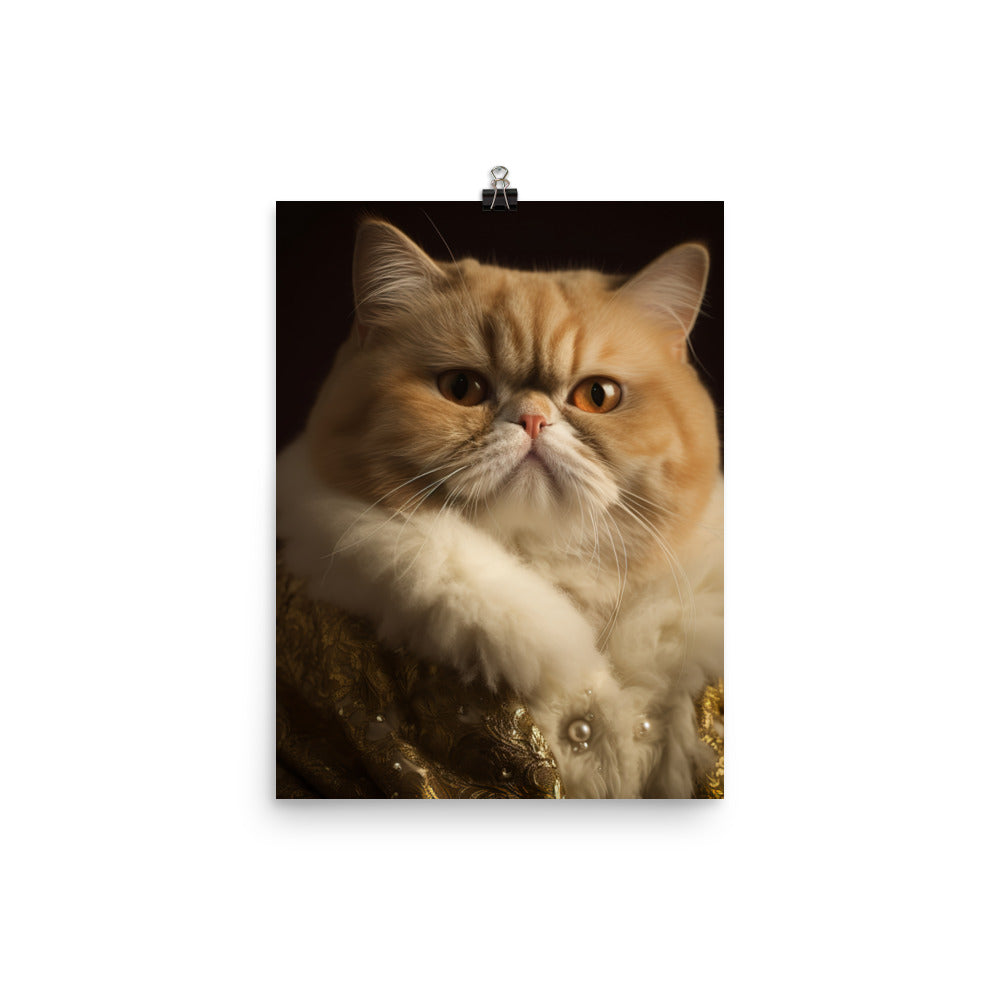 Exotic Shorthair Photo paper poster - PosterfyAI.com