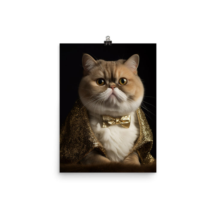 Exotic Shorthair Photo paper poster - PosterfyAI.com