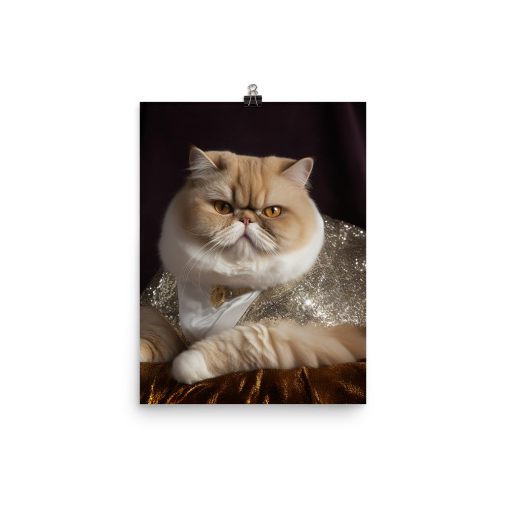 Exotic Shorthair Photo paper poster - PosterfyAI.com