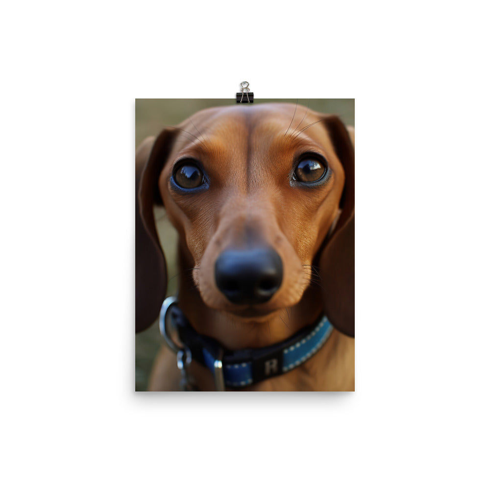 A Day in the Life of a Dachshund Photo paper poster - PosterfyAI.com