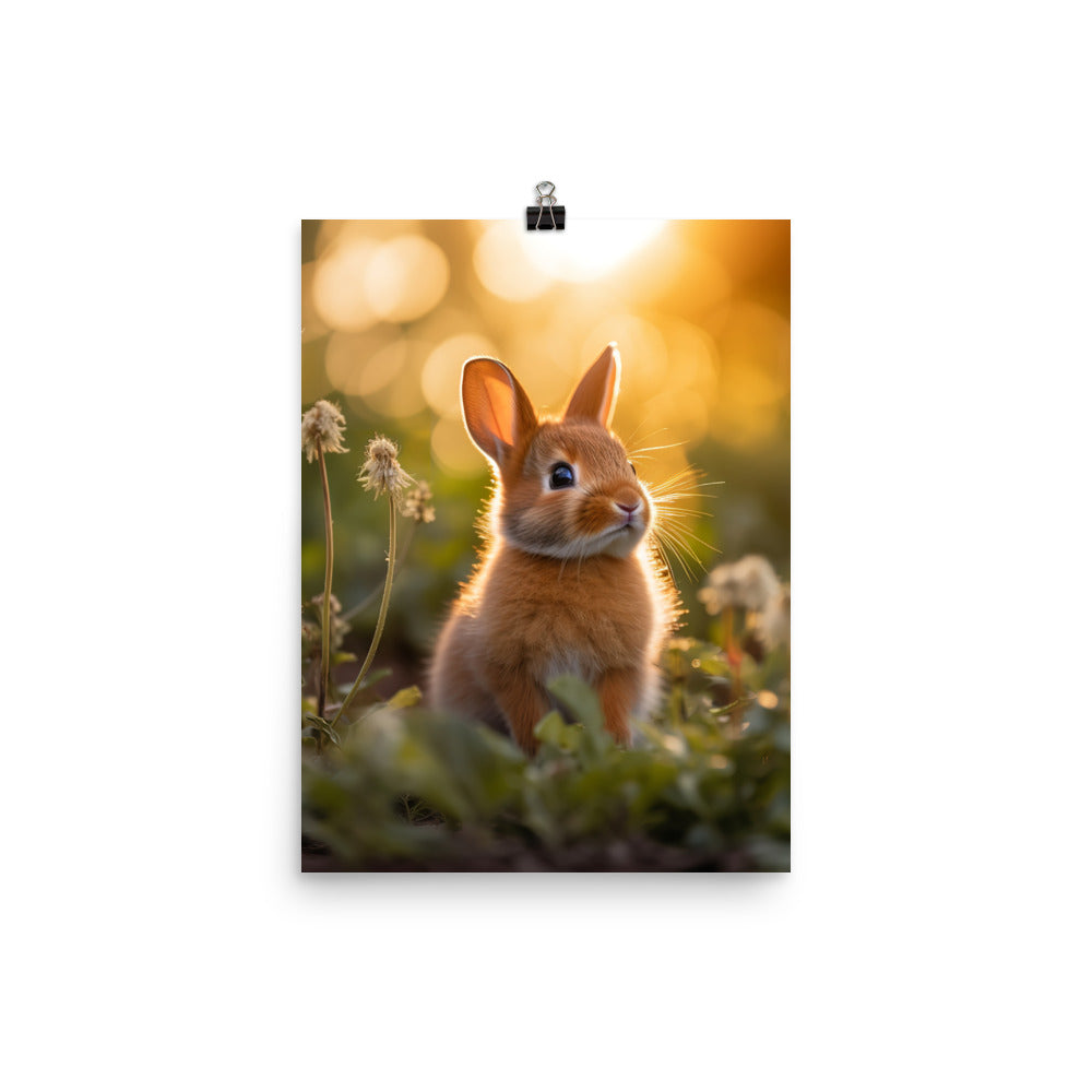 Irresistible Cinnamon Cuteness Photo paper poster - PosterfyAI.com