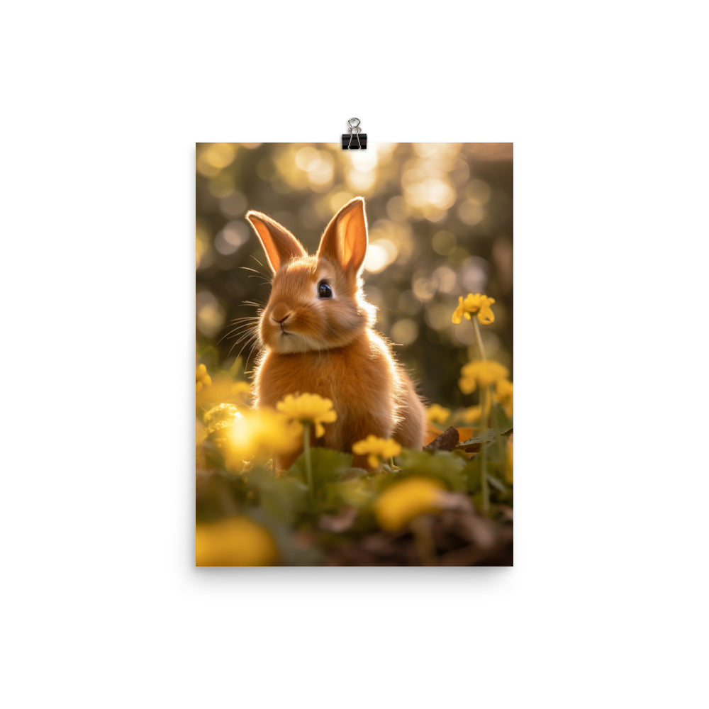 Irresistible Cinnamon Cuteness Photo paper poster - PosterfyAI.com