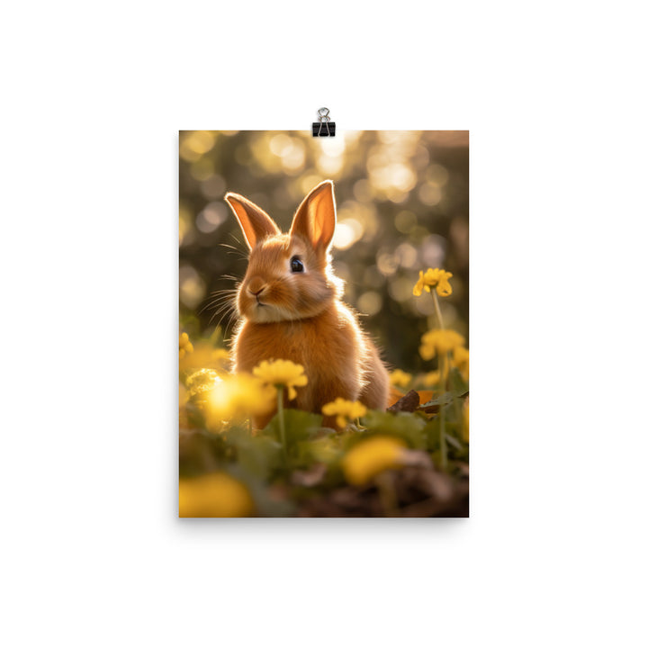 Irresistible Cinnamon Cuteness Photo paper poster - PosterfyAI.com