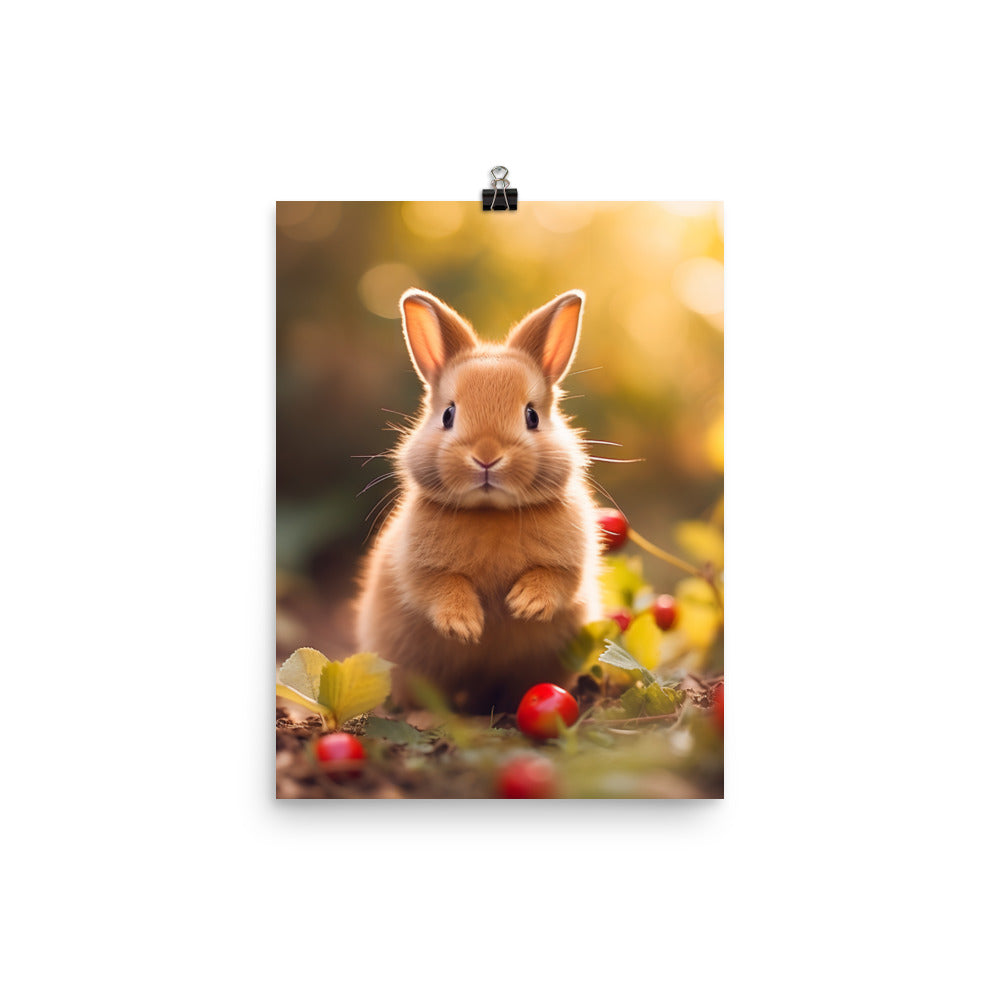 Irresistible Cinnamon Cuteness Photo paper poster - PosterfyAI.com