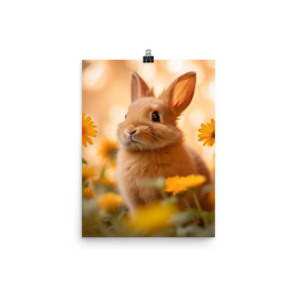 Irresistible Cinnamon Cuteness Photo paper poster - PosterfyAI.com