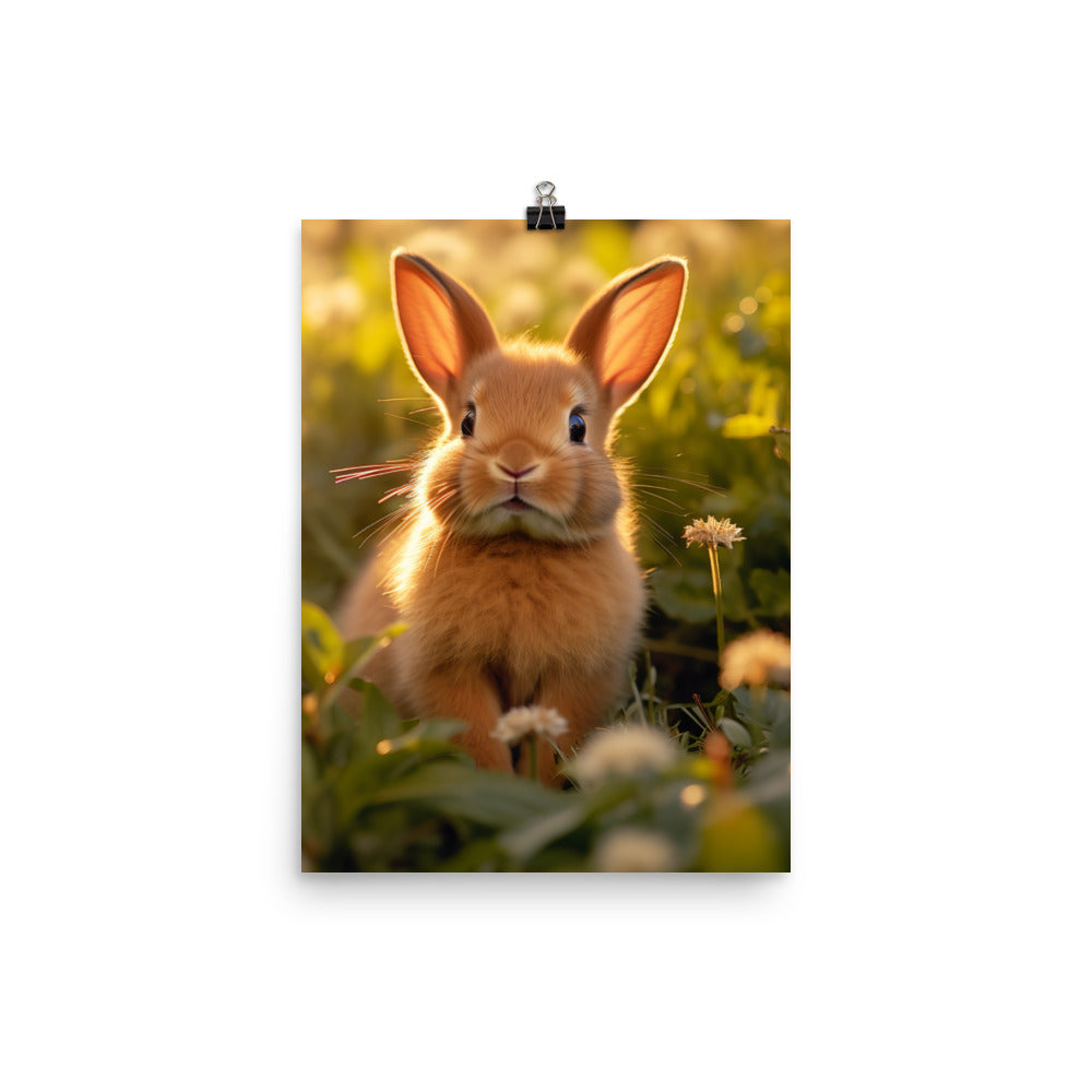 Cute Cinnamon Bundle of Joy Photo paper poster - PosterfyAI.com