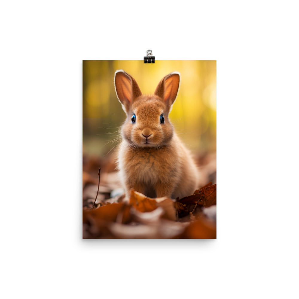 Cute Cinnamon Bundle of Joy Photo paper poster - PosterfyAI.com