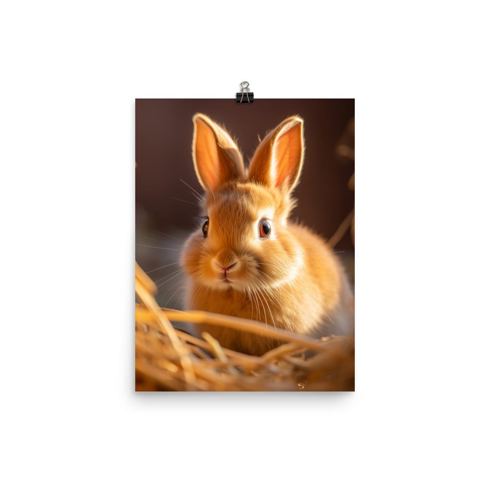 Charming Cinnamon Companion Photo paper poster - PosterfyAI.com