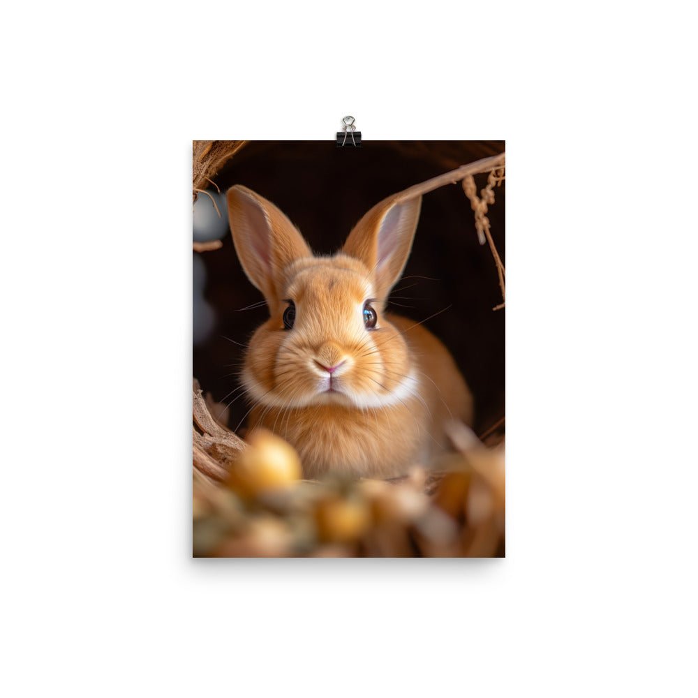 Charming Cinnamon Companion Photo paper poster - PosterfyAI.com