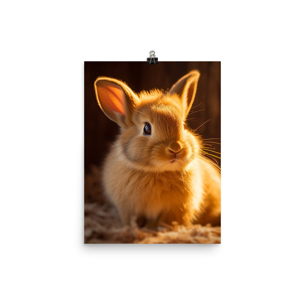 Adorable Cinnamon Fluffball Photo paper poster - PosterfyAI.com