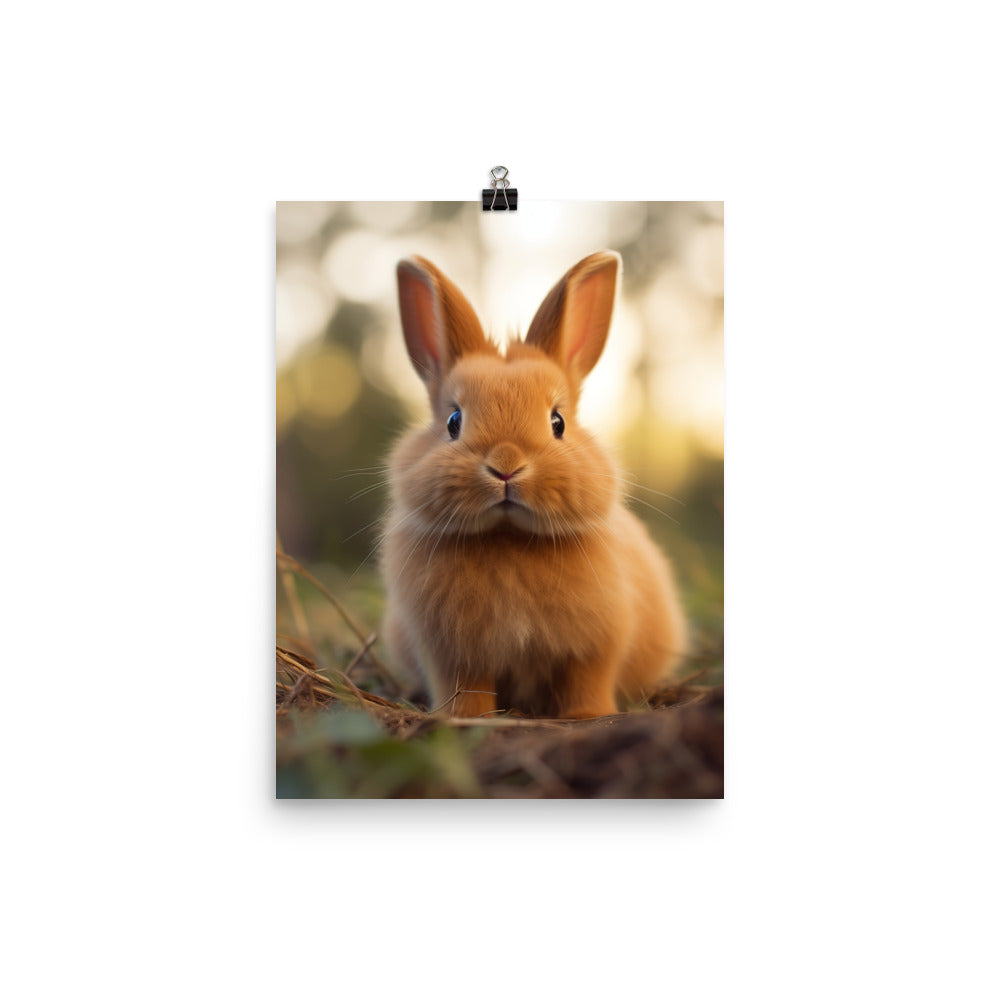 Adorable Cinnamon Fluffball Photo paper poster - PosterfyAI.com