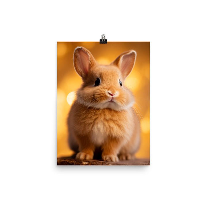 Adorable Cinnamon Fluffball Photo paper poster - PosterfyAI.com
