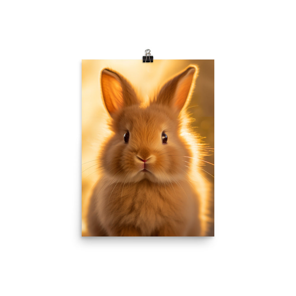 Adorable Cinnamon Fluffball Photo paper poster - PosterfyAI.com
