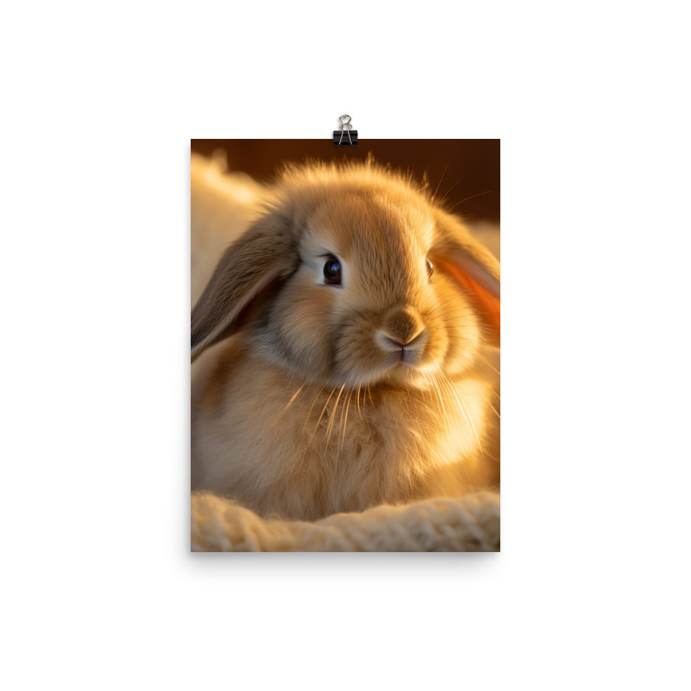 American Fuzzy Lop Photo paper poster - PosterfyAI.com