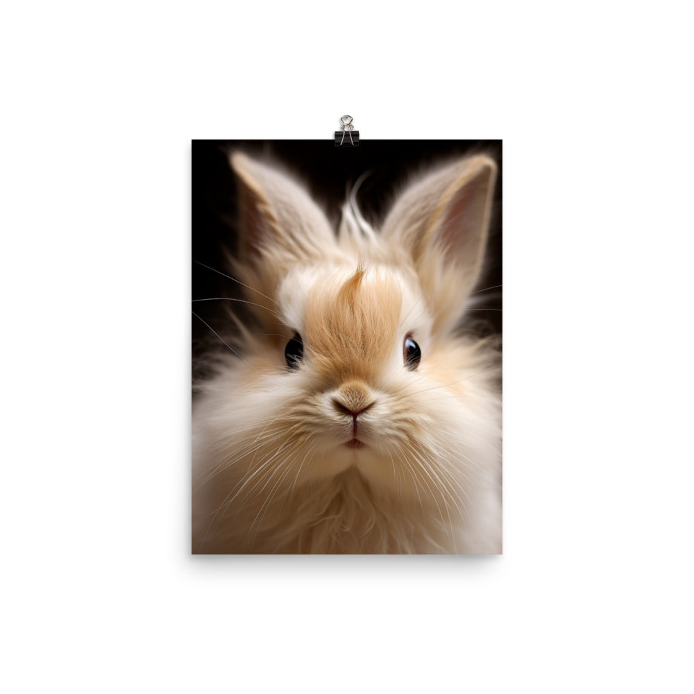 Charming Himalayan Bunny Photo paper poster - PosterfyAI.com