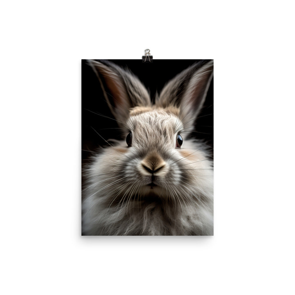 Charming Himalayan Bunny Photo paper poster - PosterfyAI.com