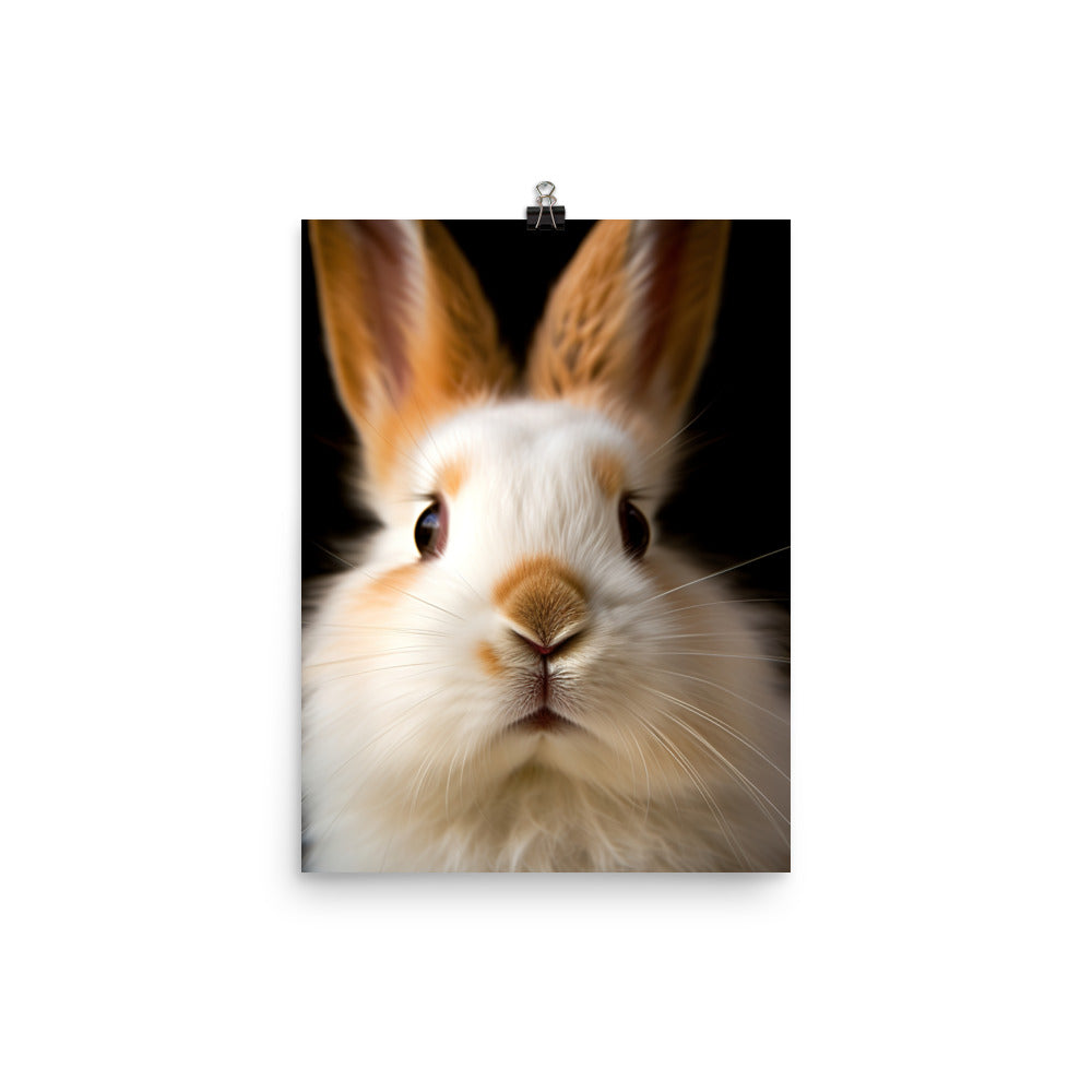 Charming Himalayan Bunny Photo paper poster - PosterfyAI.com
